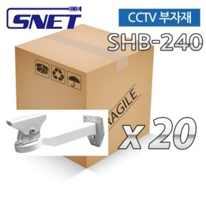 [SNETINT] CCTV카메라용 벽부형 스틸브라켓-아이보리(박스단위단가인하)